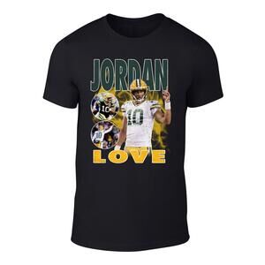 Black Jordan Love Bootleg Style T-Shirt